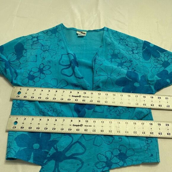 Peanut Punch Casual Wear Blue Lagenlook 2 Pc Dress Set Size Small Medium - Picture 10 of 15